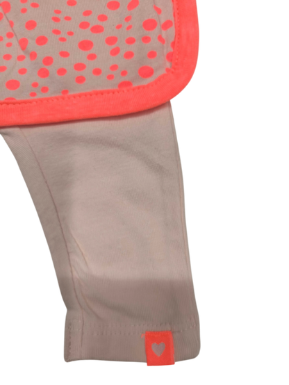 Newborn Leggings mit Rock Grau/Rosa Größe 50