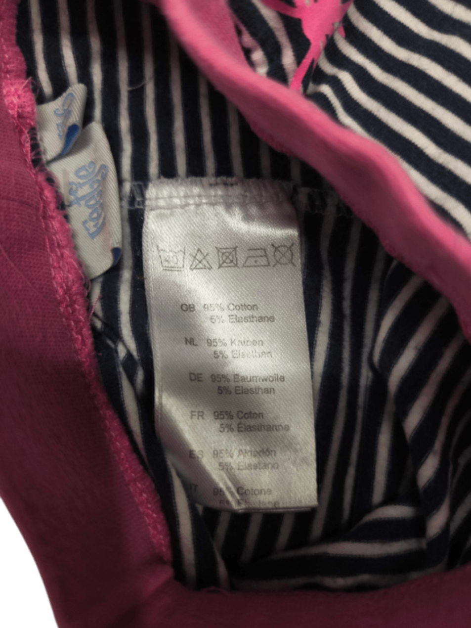 Feetje Leggings Navy, Weiß, Pink Größe 56