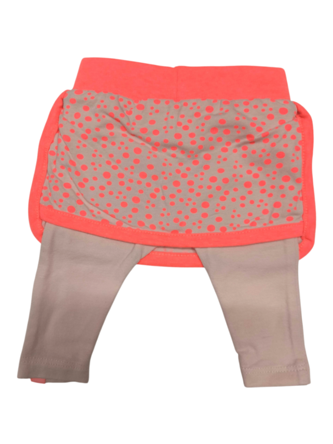 Newborn Leggings mit Rock Grau/Rosa Größe 50
