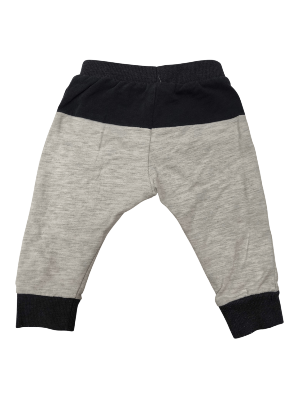 Newborn Jogginghose Grau/Schwarz Größe 68