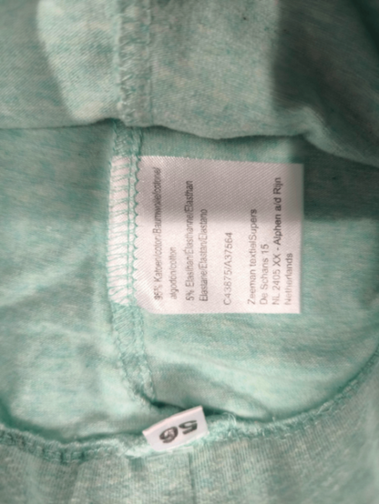 Zeeman Softhose mit Füße Mintgrün Größe 56