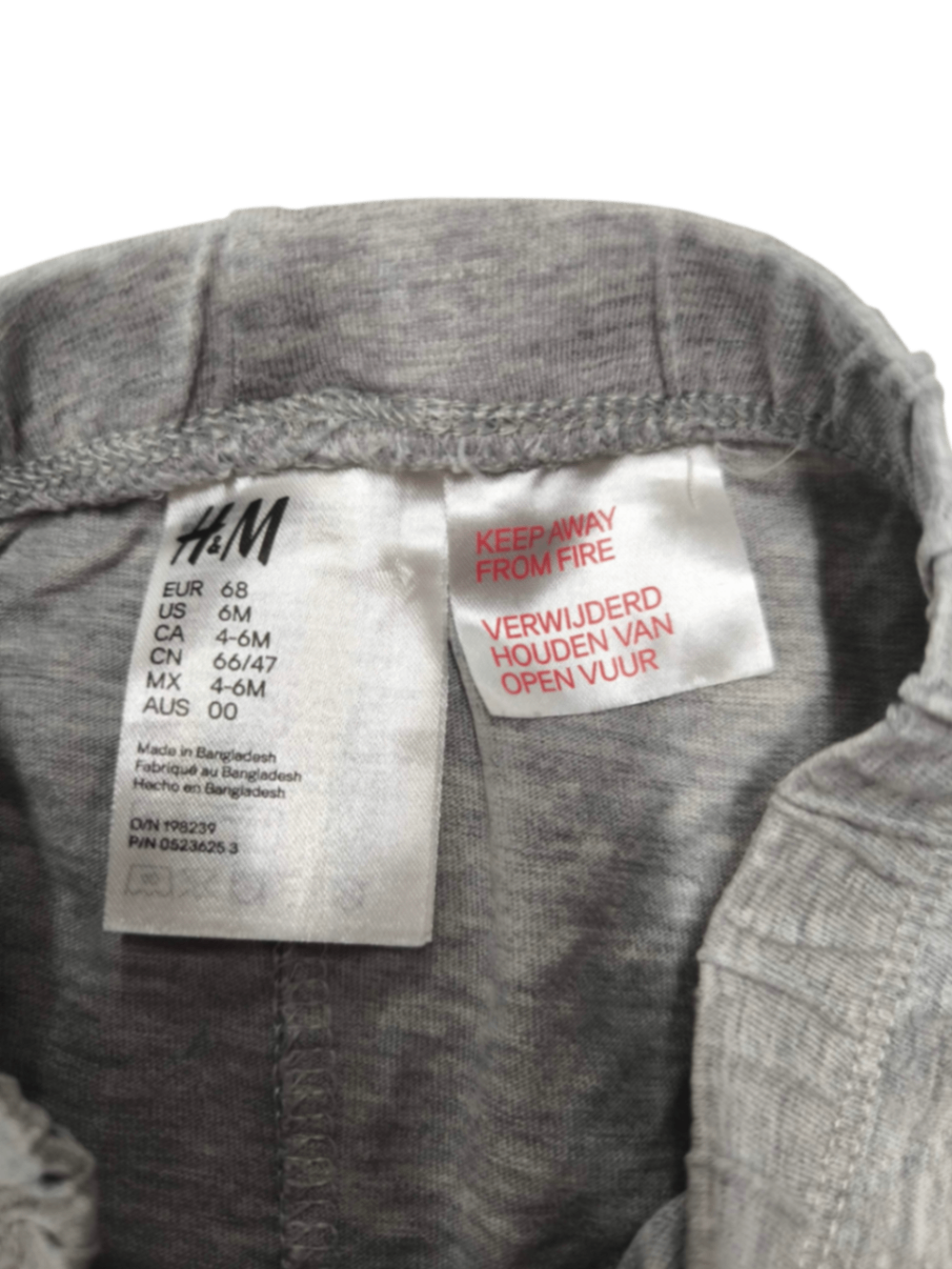H&M Softhose Grau Größe 68