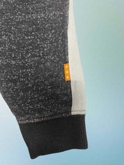 HEMA Jogginghose Dunkelgrau mit Weiß Größe 50-56