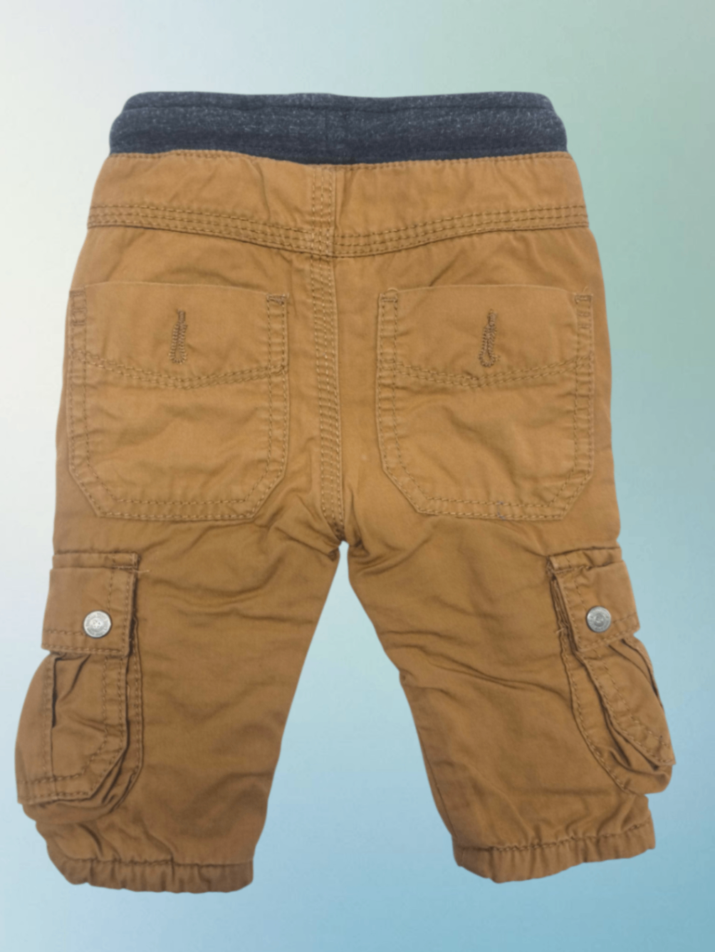 Prenatal Hose Braun mit dunkelblauem Bund Größe 50-56