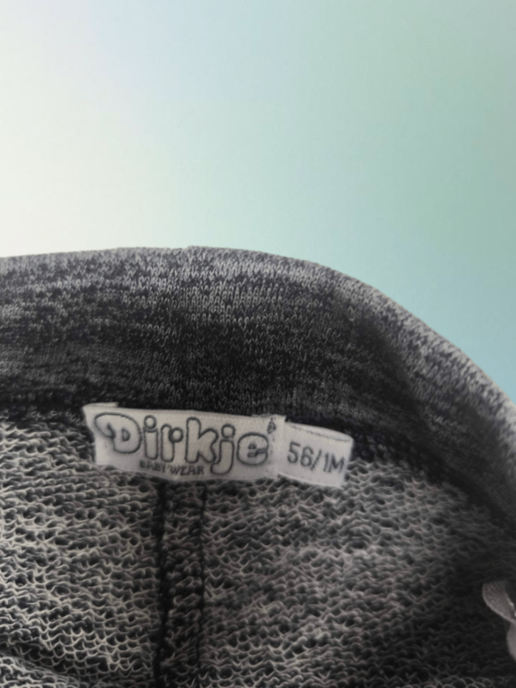 Dirkje Shorts Dunkelgrau mit neongrünen Akzenten Größe 50-56