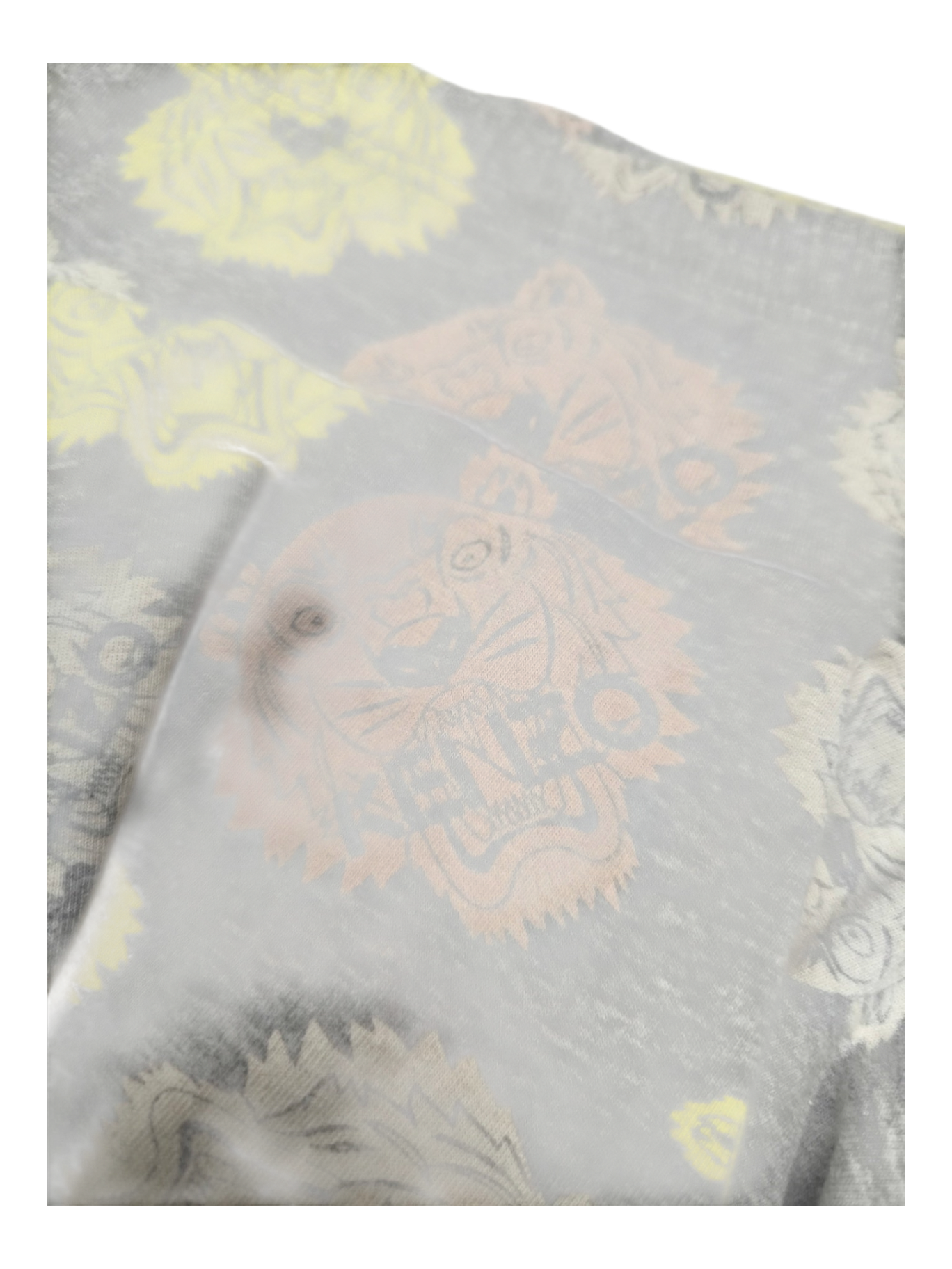 Annabel´s Second Style & Co. grauer Kenzo Rock für Kinder mit buntem Tiger-Print und weichem Stoff