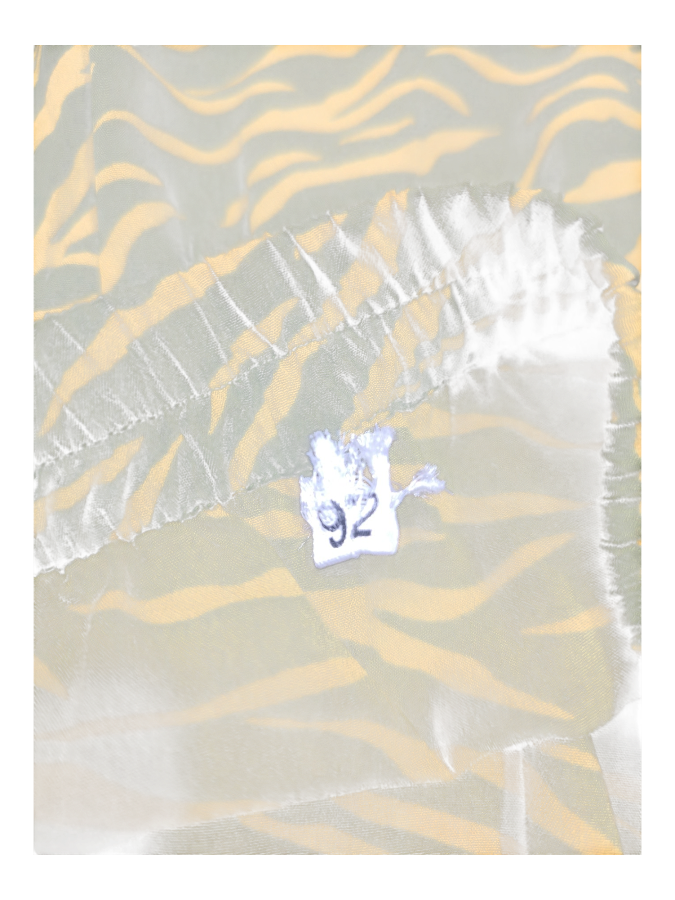 Annabel´s Second Style & Co. Rock in Olivgrün und Gelb mit Tigerstreifen-Print und elastischem Bund in Größe 92